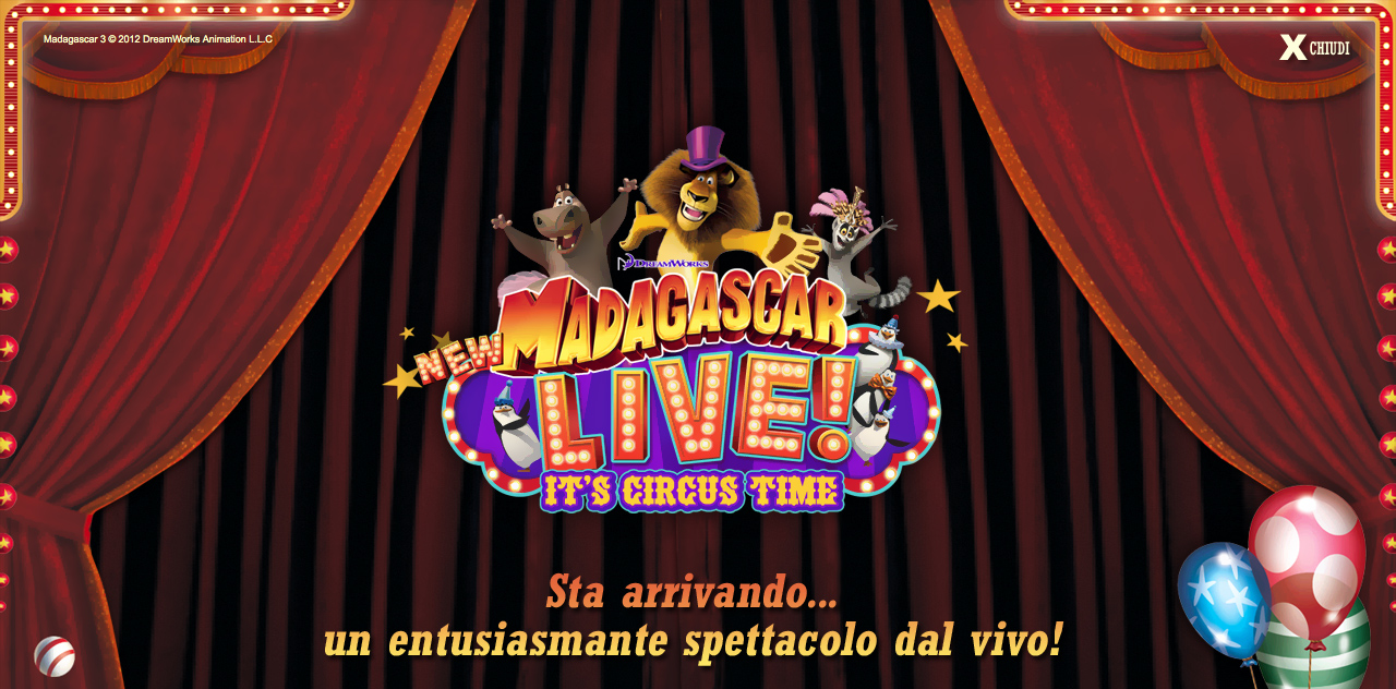 Madagascar LIVE: It's Circus Time - Novità 2013